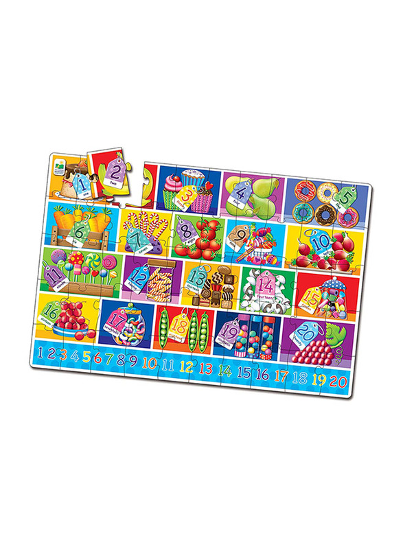 

The Learning Journey 50-Piece Jumbo Numbers Floor Puzzle, Multicolour