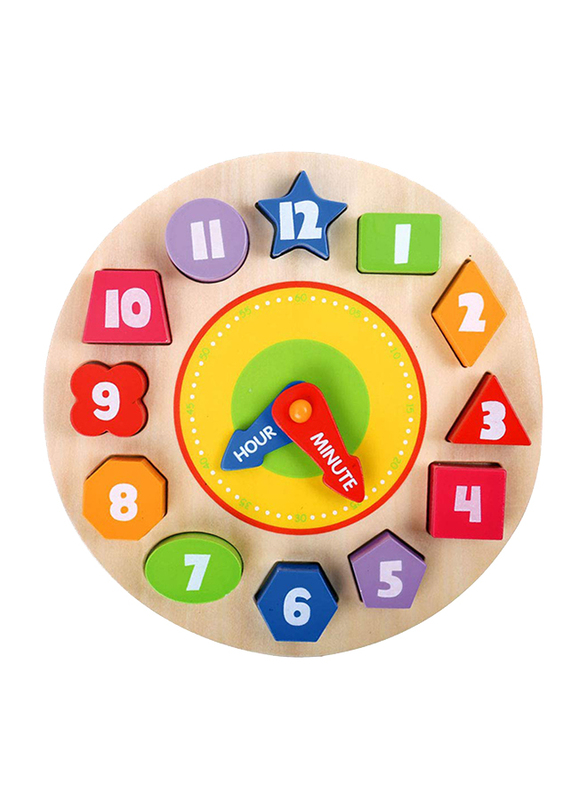 

Tooky Toy 13-Piece Wooden Clock Puzzle, TKA414-B