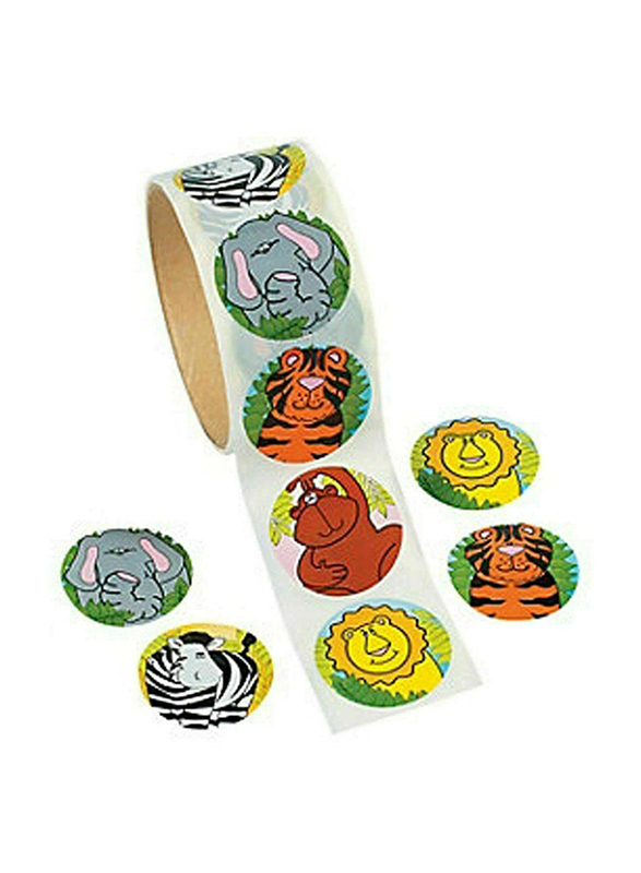 

Fun Express Zoo Animal Stickers, 100 Pieces, Ages 3+, Multicolour