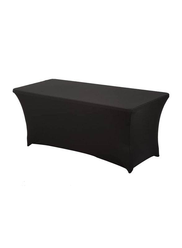

Haorui 122cm Spandex Rectangular Table Cover, Black