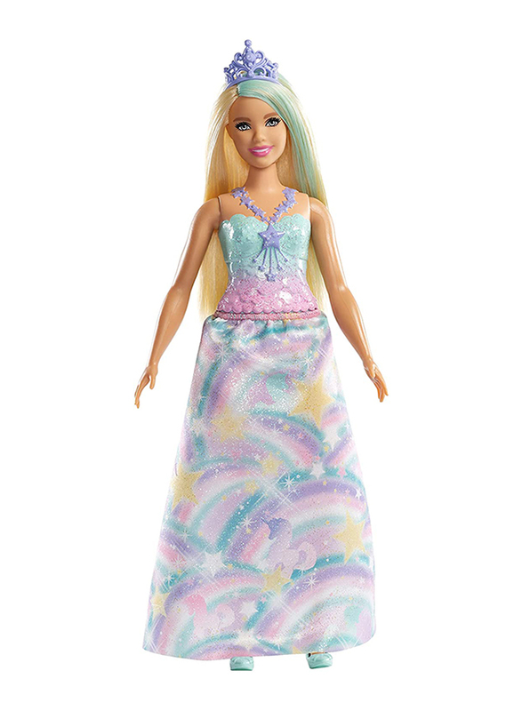

Barbie Dreamtopia Princess Doll, Multicolour, FXT14, Ages 3+ Blue