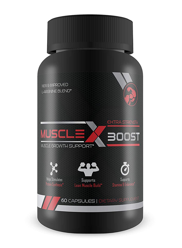 

Muscle X Boost Muscle Growth Support Dietary Supplement, 60 Capsules