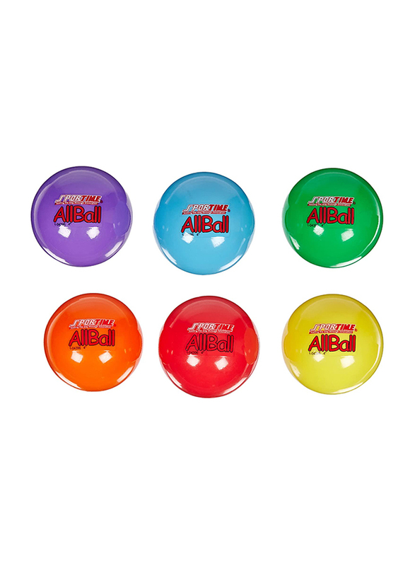 

Sportime Multi-Purpose Inflatable All-Balls, 6 Pieces, Multicolour