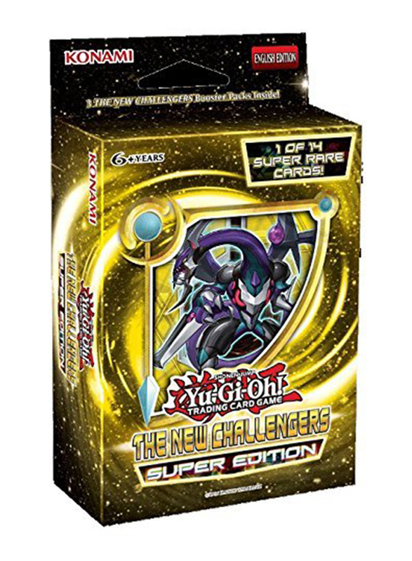 

Yu-Gi-Oh The New Challengers Super Edition Trading Cards Game, Ages, 6+, Multicolour