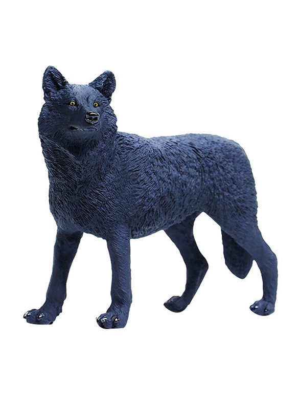 

Safari Wildlife Wonders: Black Wolf Figure, Ages 4+