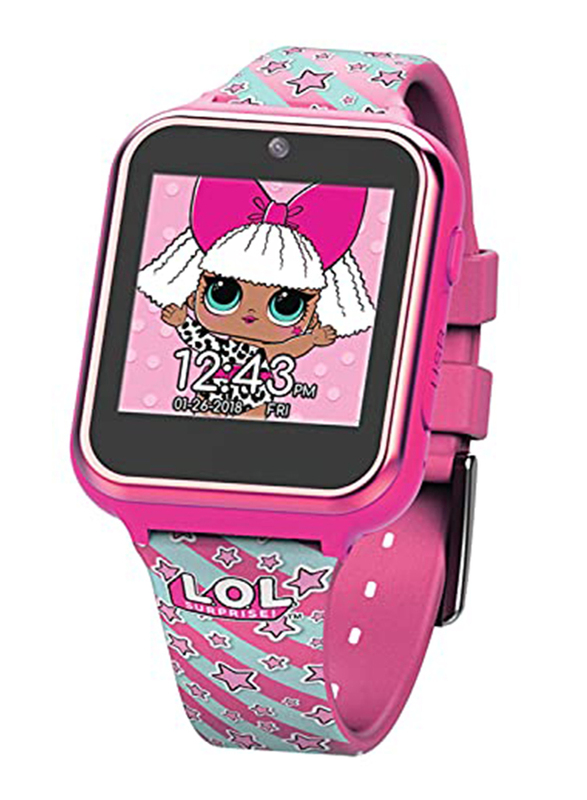 

Accutime Lol Surprise Digital Touchscreen Smartwatch & Camera for Girl, Lol4104 , Pink