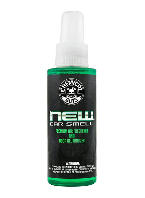 

Chemical Guys 4oz Premium Air Freshener and Odor Eliminator with New Car Smell Scent