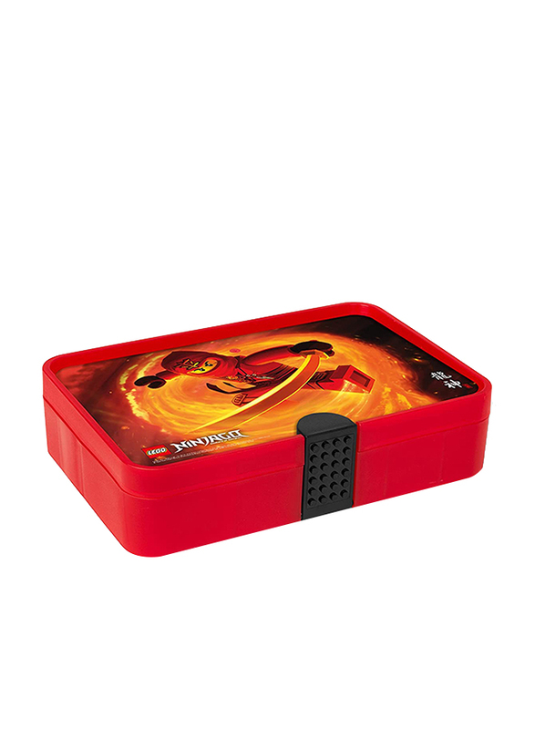 

Lego Ninjago Storage Case Container with Compartments, Red