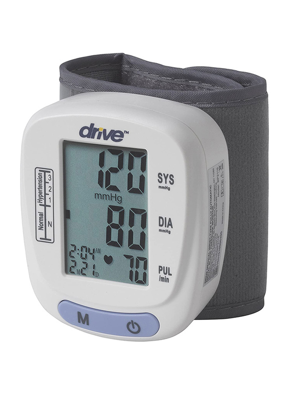 

Drive Medical Automatic Blood Pressure Monitor/Wrist Model, White