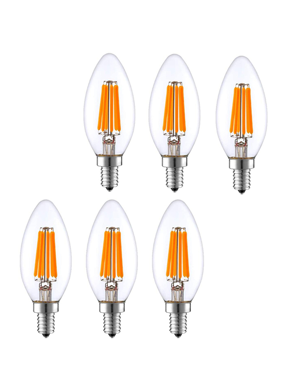 

Lightaccents LED Chandelier Dimmable Light Bulbs, 4W, 400 lumens, E12, Warm White