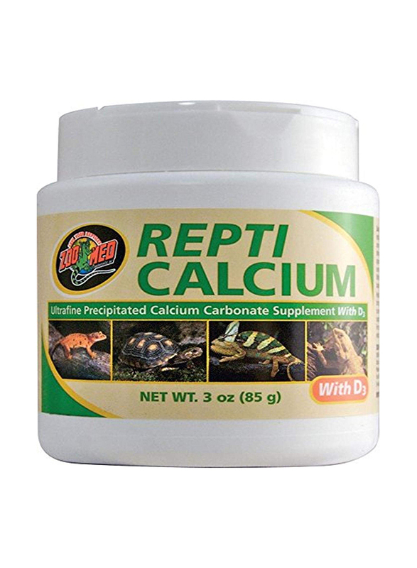 

Zoo Med Calcium with Vitamin D3 Reptile Food, 3oz, Multicolour