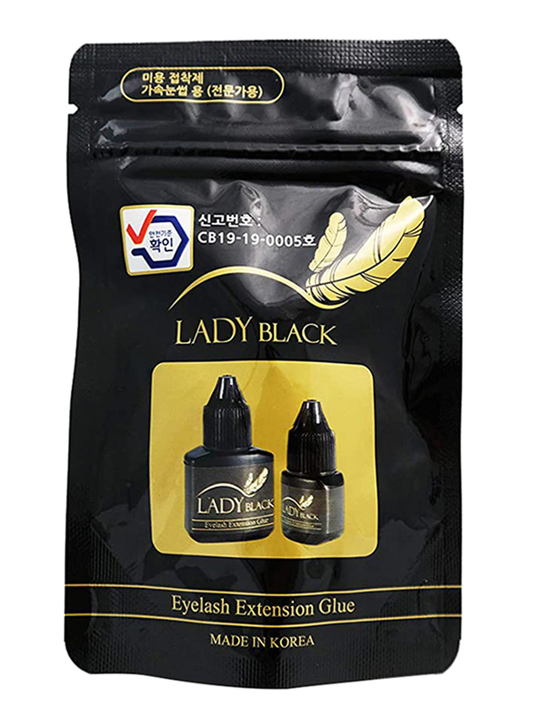 

Sylvia Lashes Eyelash Extension Glue, 5g, Sky Lady Black