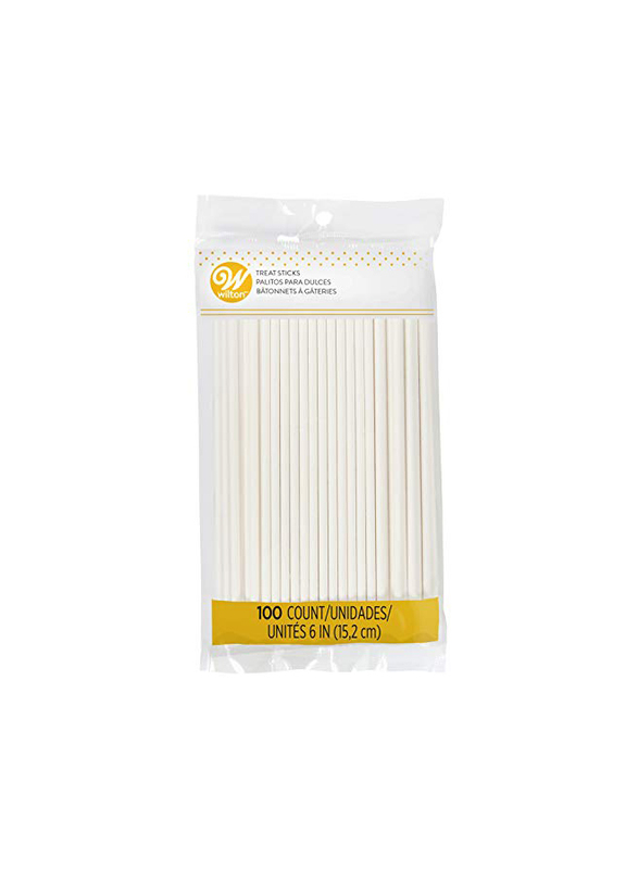 

Wilton Cake & Lollipop Sticks, 100 Pieces, White