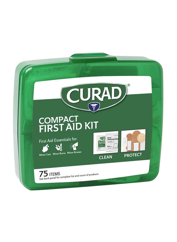 

Curad Compact First Aid Kit, Green