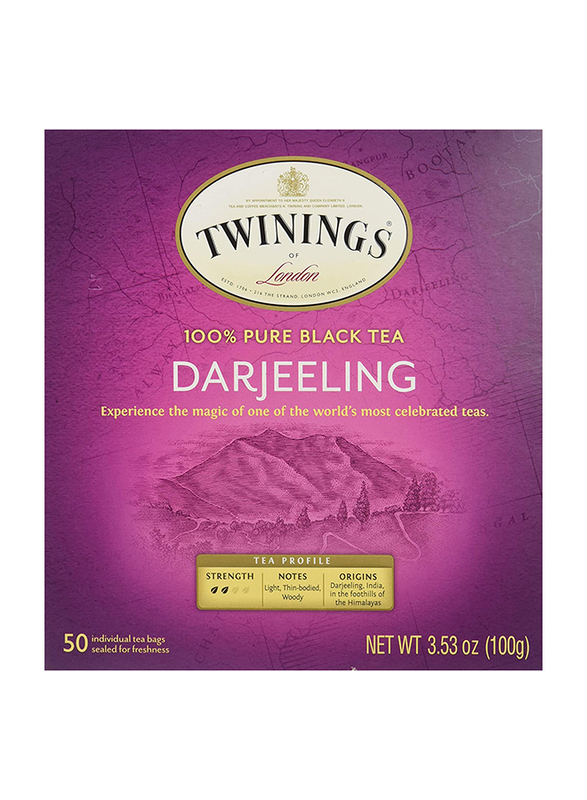 

Twinings of London Darjeeling Tea Bags, 6 Pack x 50 Tea Bags