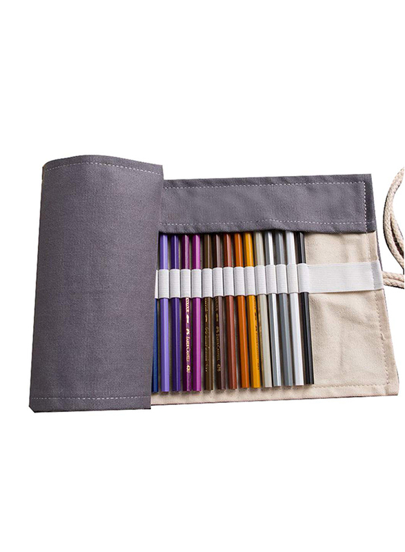 

Life on Canvas Colored Pencil Roll Wrap, Blue