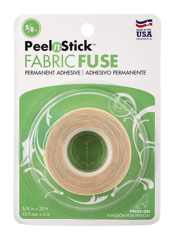 

Thermoweb Peel'n Stick Fabric Fuse Tape, 5/8 inch x 20 Feet, Yellow