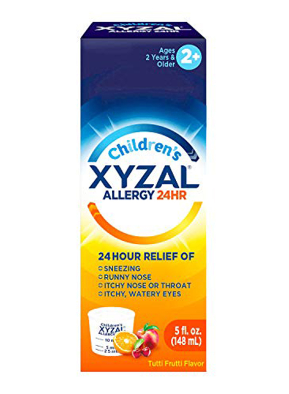 

Xyzal 24-Hour Relief Allergy Children's Oral Solution, 5 oz