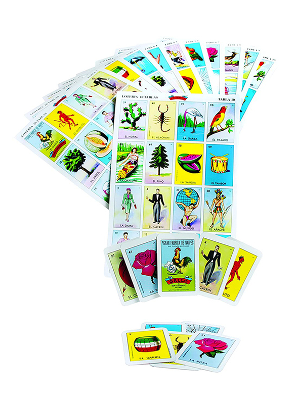 

Don Clemente Mexican Jumbo Loteria Deck of Cards Game, Ages 3+, Multicolour