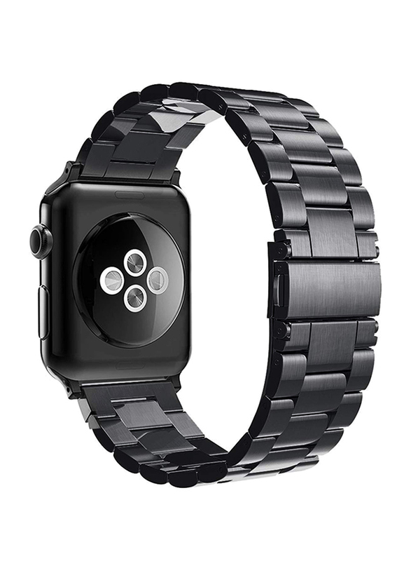

Simpeak Stainless Steel Band for Apple Watch 38mm/40mm Series 1/2/3/4, Black