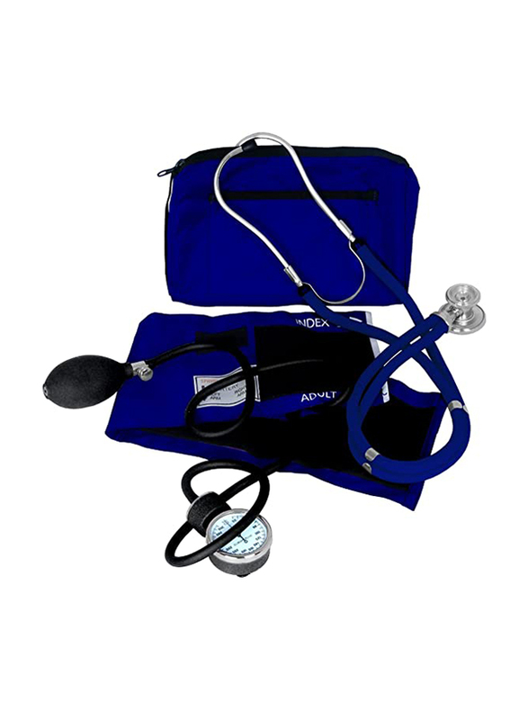 

Dixie Ems Blood Pressure and Sprague Stethoscope Kit, Blue