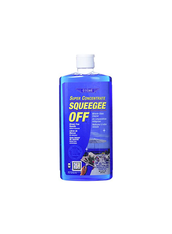

Ettore Squeegee-Off Window Cleaning Soap, 473ml, Blue