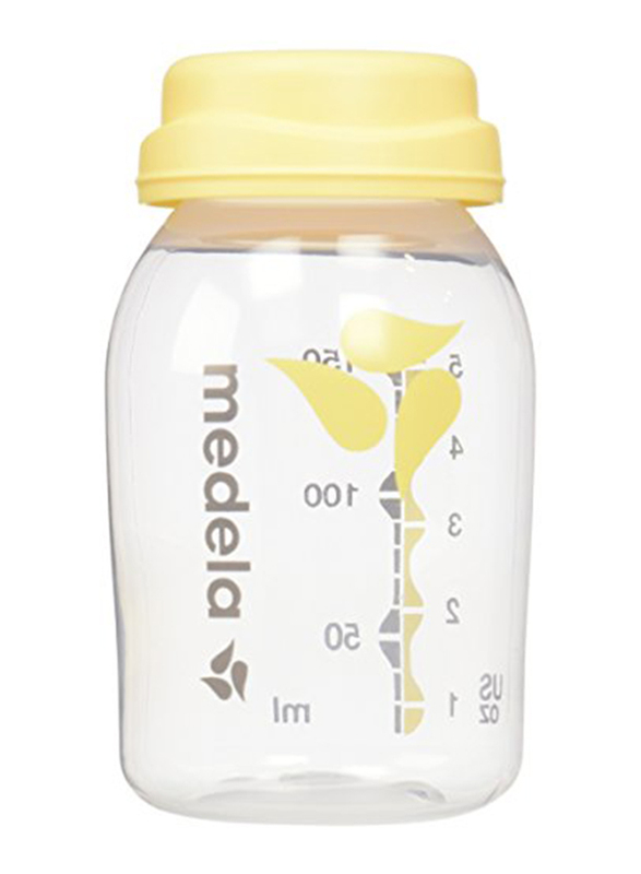 Medela Breast Milk Collection and Storage Bottle, 6 Piece, Clear