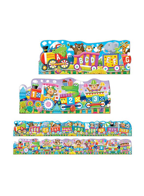 

The Learning Journey 100-Piece Journey Doubles Giant Abc & 123 Train Floor Puzzle Game, 4+ Years