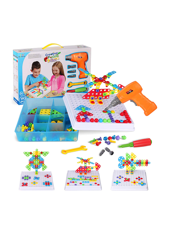 

Haifeng Stem Learning Creative Design Kit, 193 Pieces, Ages 3+ Multicolour