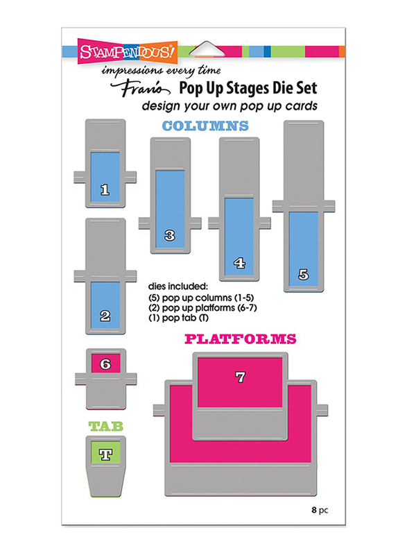 

Stampendous DCP1008 Pop Up Stage Die Cut Set, Multicolour