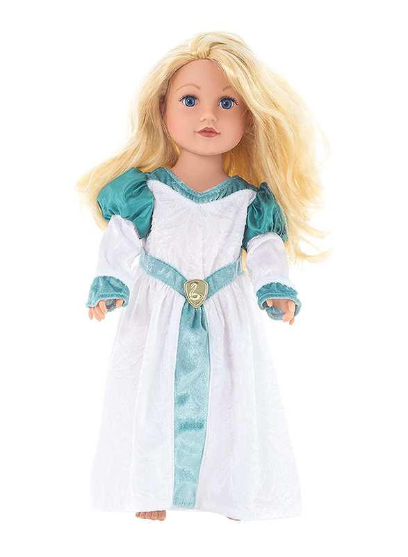

Little Adventures Swan Princess Doll Dress, White