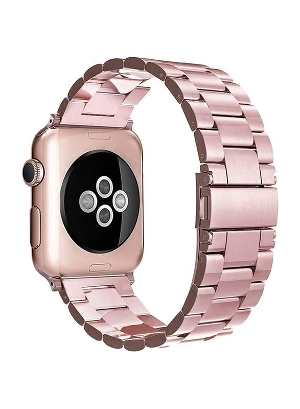 

Simpeak Stainless Steel Band for Apple Watch 38mm/40mm Series 1/2/3/4/5, Rose Gold