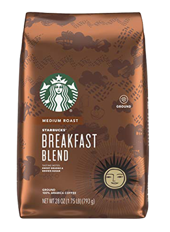 

Starbucks Breakfast Blend Medium Roast Ground Coffee, 28oz