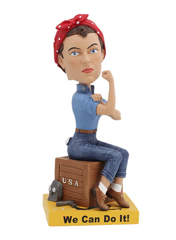 

Royal Bobbles Rosie The Riveter Bobblehead Figure, 8-inch, Ages 8+