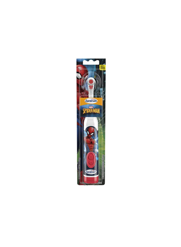 

Spinbrush Spiderman Battery Powered Toothbrush for Kids, 1-3 Years, Multicolour