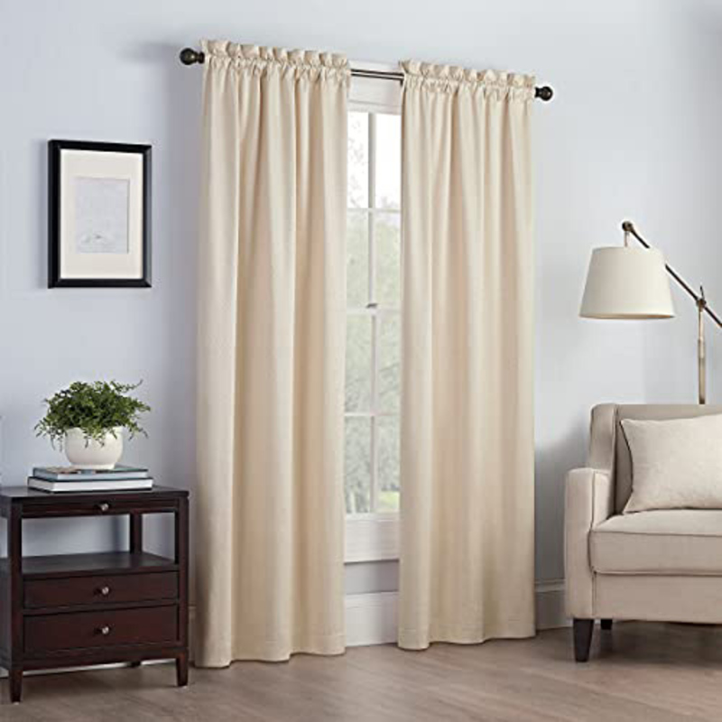

Eclipse Canova Thermal Insulated Single Panel Indoor Curtains, Ivory