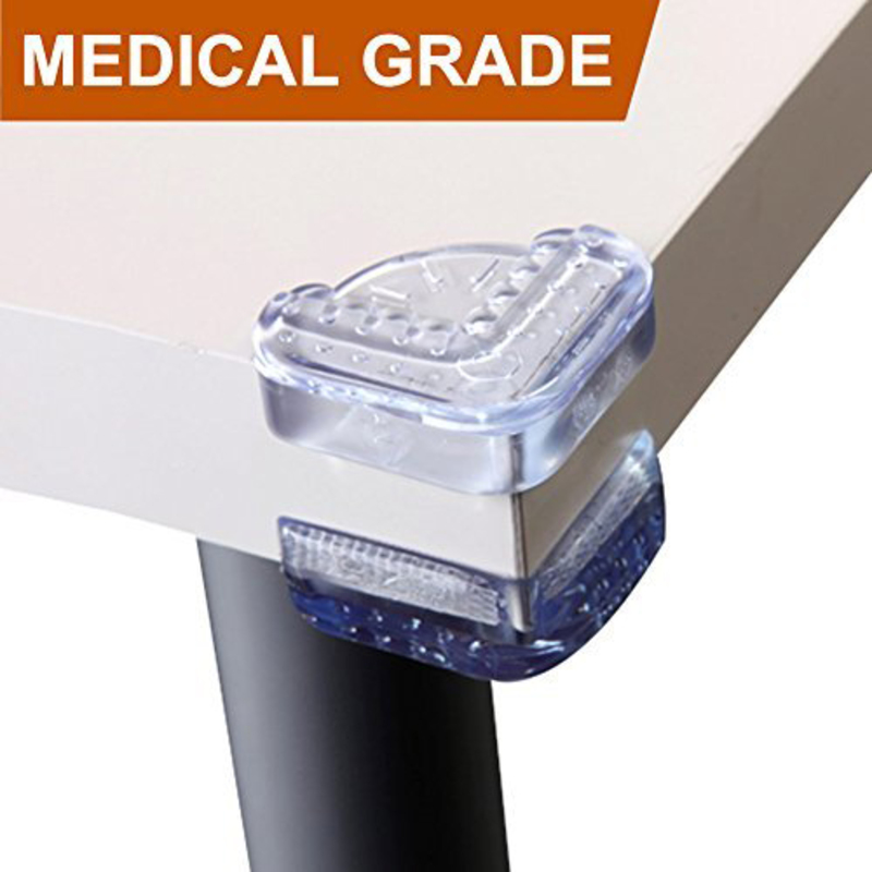 

Baby Mate Medical Grade Table Corner Guards, 16 Pieces, Clear