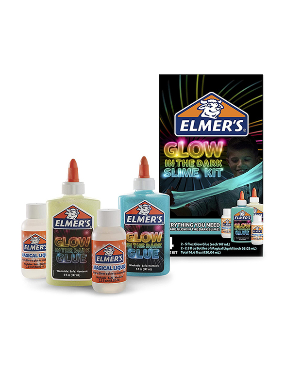 

Elmer's Glow-in-the-Dark Slime Kit, Blue