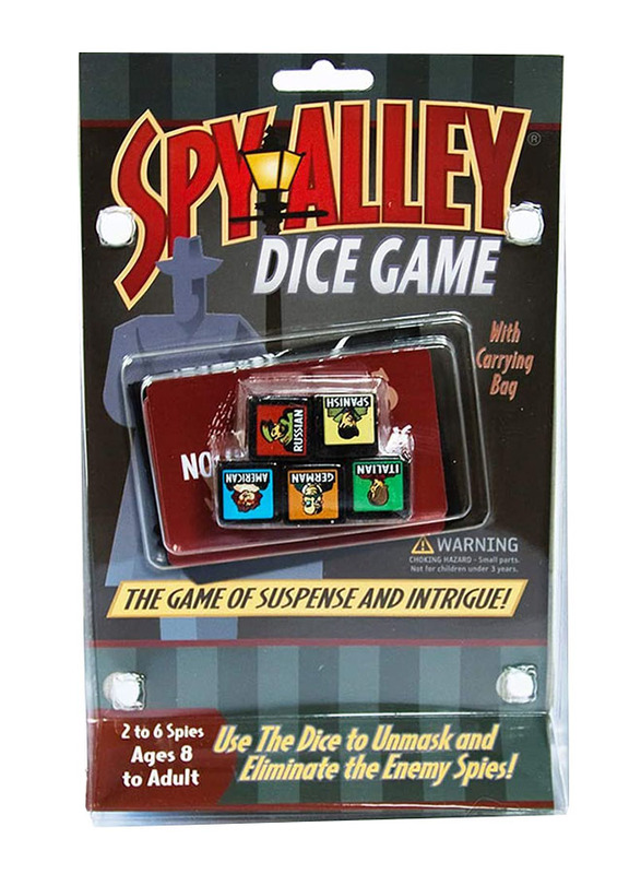 

Spy Alley Quick and Easy Travel Dice Game, Multicolour