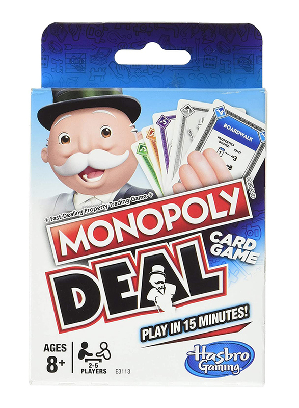 

Monopoly Deal Card Game, 8+ Years, Multicolour