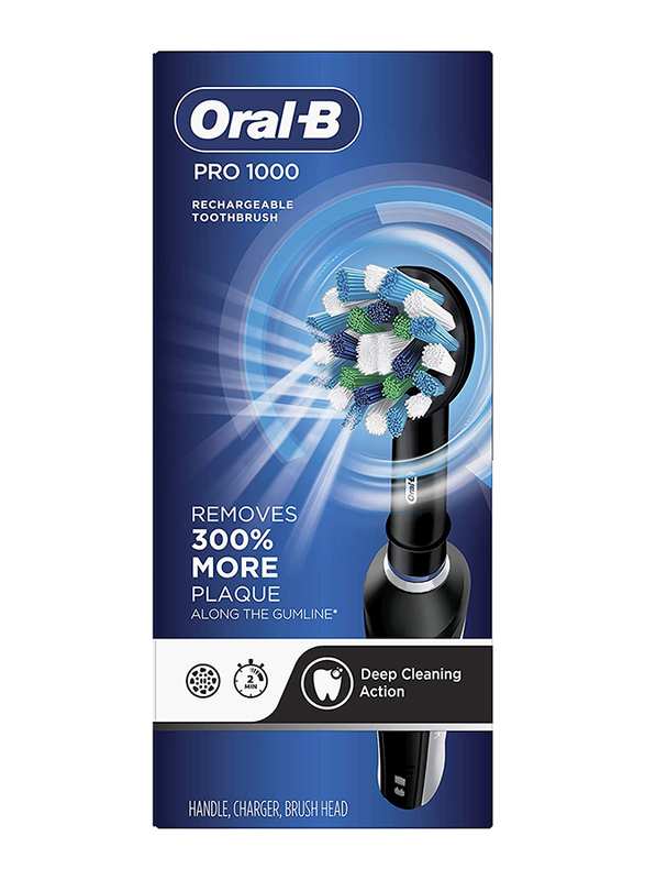 

Oral-B Pro 1000 CrossAction Electric Toothbrush, Black