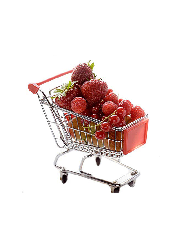 

Shindel Mini Supermarket Shopping Utility Cart Desk Storage, Random Colour