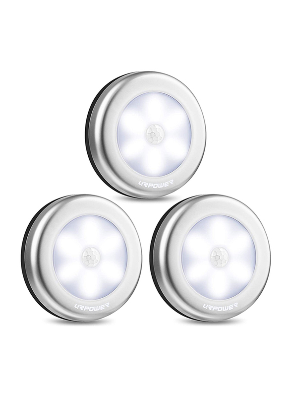 

Urpower Motion Sensor Closet Light, Silver
