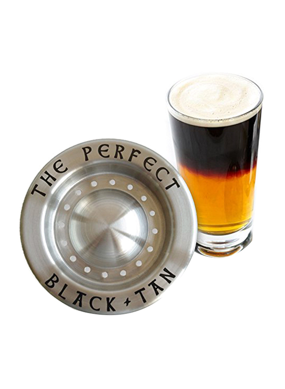 

The Perfect Black and Tan Beer Layering Tool, Silver