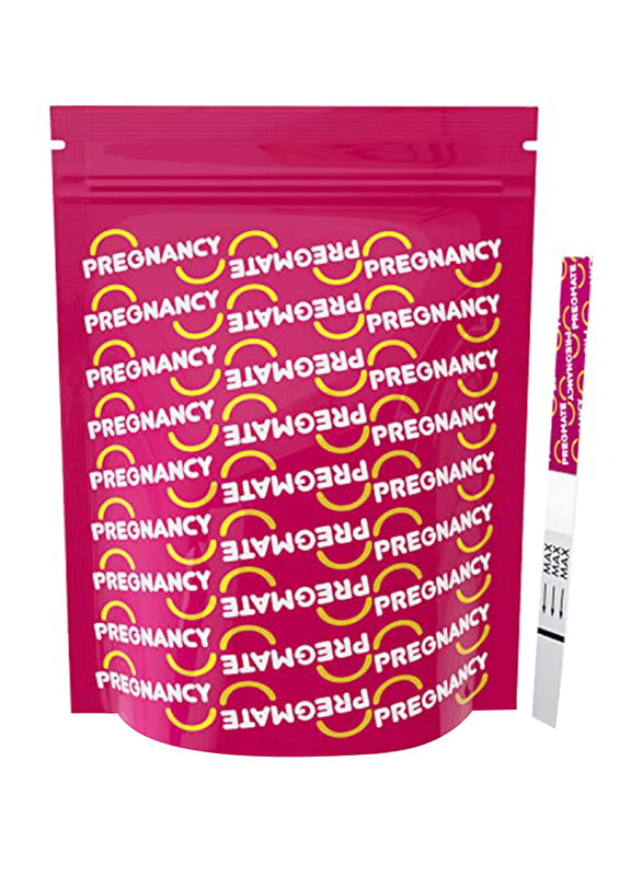 

Pregmate Pregnancy Test Strips, 50-Piece, White/Pink