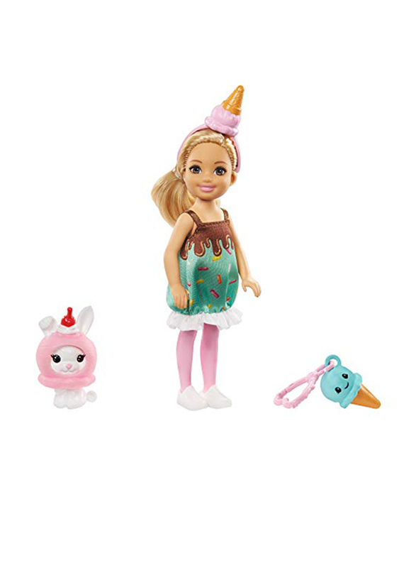 

Barbie 6" Club Chelsea Dress Up Doll with Pet Bunny and Accessories Gift, Ages 3+