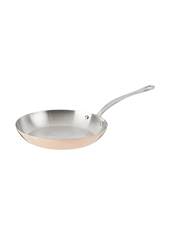 

Mauviel M'Heritage 10.2-inch Stainless Steel Round Frying Pan, Multicolour