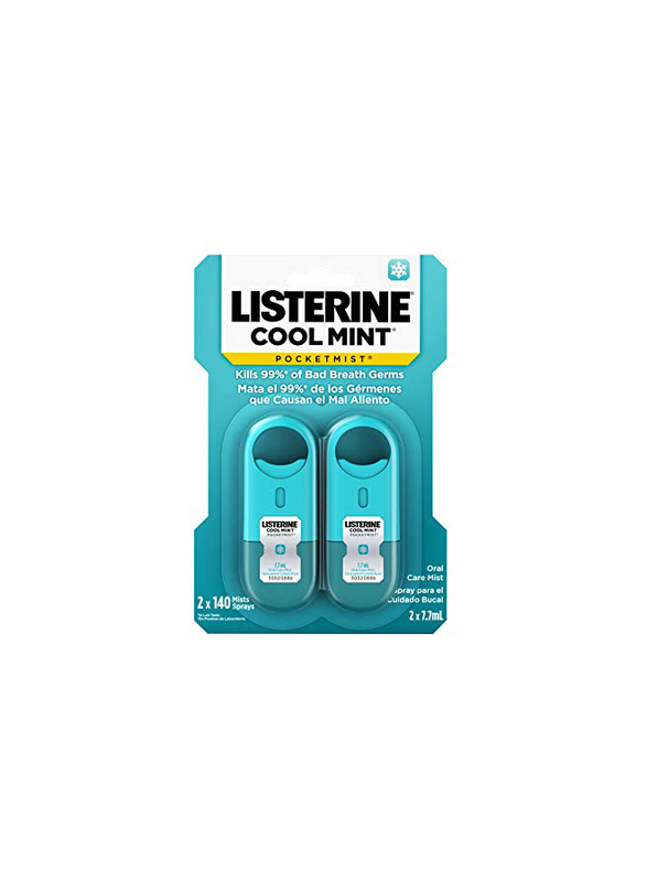 

Listerine Pocket Mist Cool Mint, 2 Pieces