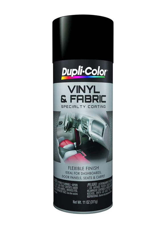 

Dupli Color 311gm HVP106 Flat High Performance Vinyl and Fabric Spray, Black