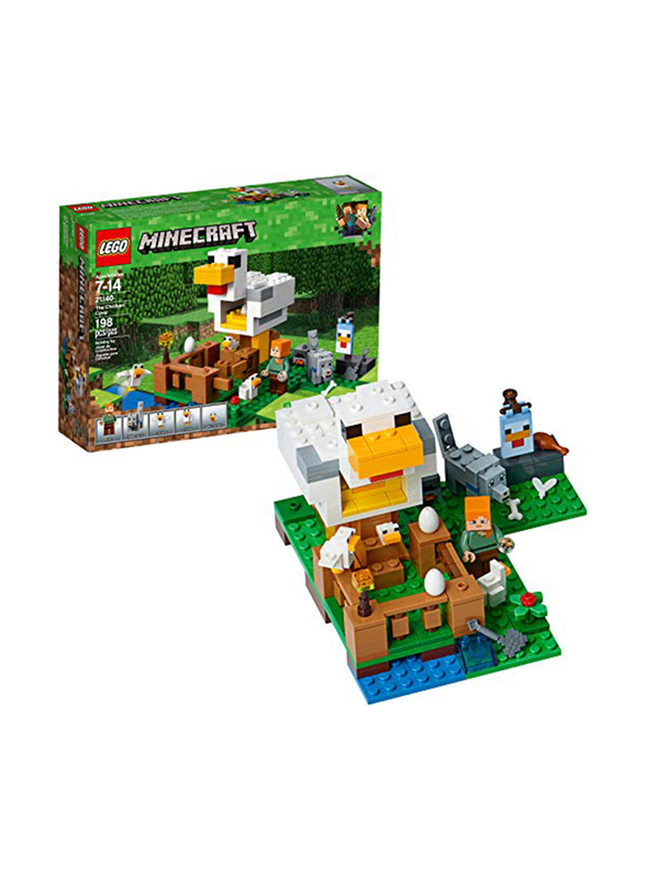 

Lego Minecraft The Chicken Coop Building Kit, 198 Pieces